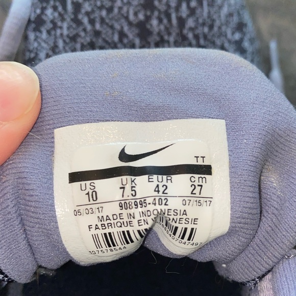 Nike Flex Contact Dark Obsidian Volt Sneaker Running Shoe Size 10 908995-402 - Picture 8 of 9